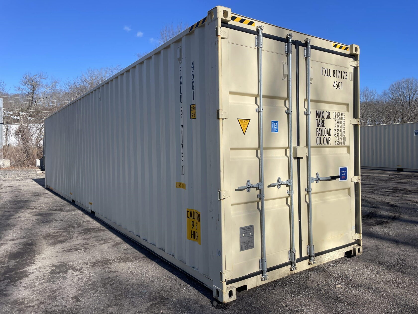 Контейнер 40 футов DD HC FXLU 817173-1 купить с доставкой